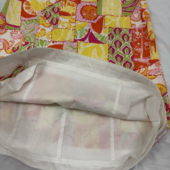 Lilly Pulitzer Size 12 Strapless Bowen Dress Happiest Hour Sun Beach Vacation - Picture 9 of 11